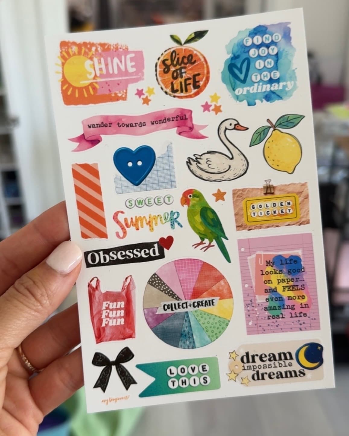 Sticker sheet