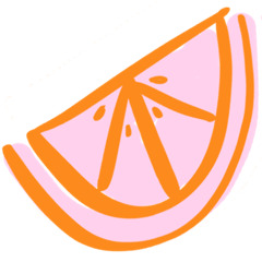 The tangerine slice favicon